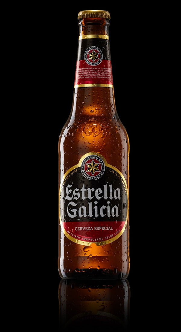 beer estrella bottle internal test cgi production 3d